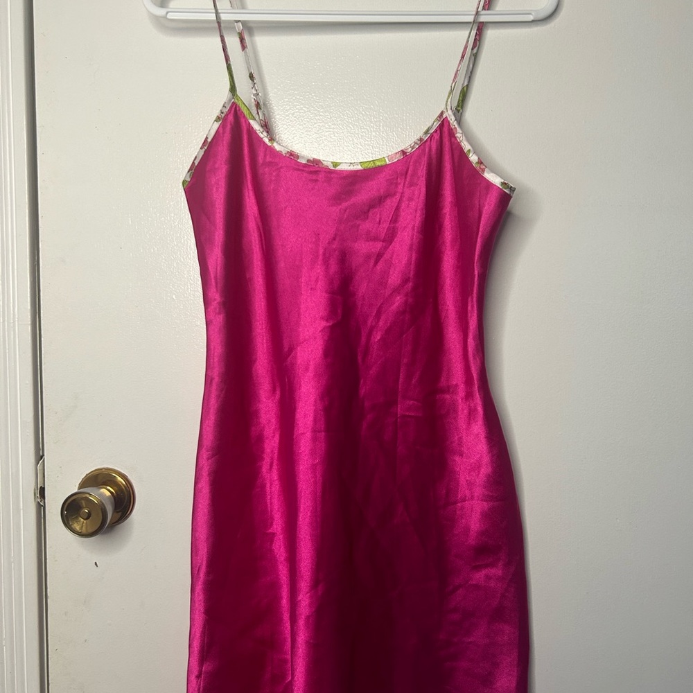 George Fuchsia Slip Dress
